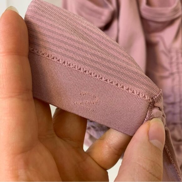 Lululemon Purple Pink Swiftly Tank Cinched Ruched Sides Size 2 - Picture 3 of 8